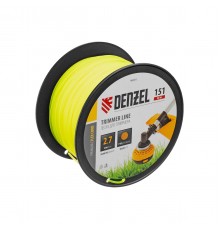 96281 Леска для триммера Denzel FLEX CORD круглая 2,7ммх151м на  DIN катушке