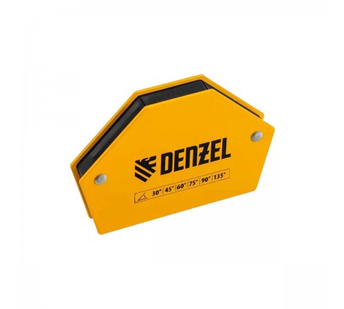 97552 Фиксатор магнитный Denzel для сварочных работ, усилие 25LB, 30х45х60х75х90х135 град