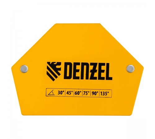 97552 Фиксатор магнитный Denzel для сварочных работ, усилие 25LB, 30х45х60х75х90х135 град