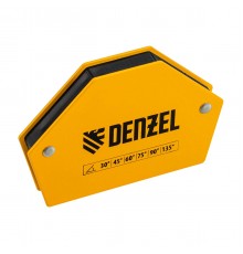 97566 Фиксатор магнитный Denzel для сварочных работ, усилие 20LB, 30х45х60х75х90х135 град
