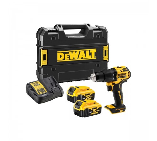 Дрель-шуруповерт DeWalt ударная 18В, 65Нм, 5Ач DCD709P2T-QW