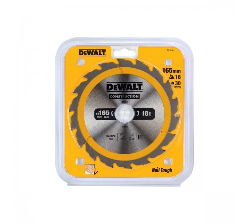 DT 1936 Диск пильный DeWalt 165х30х18
