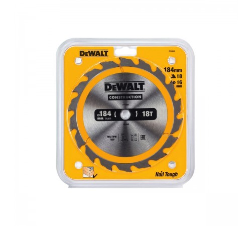 DT 1938 Диск пильный DeWalt 184х16х18