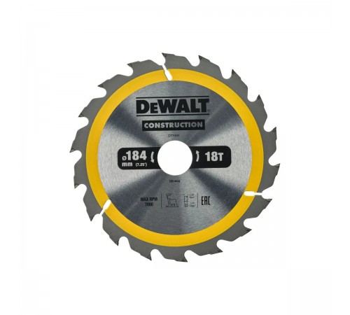 DT 1941 Диск пильный DeWalt 184х30х18