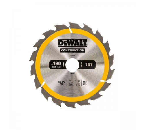 DT 1943 Диск пильный DeWalt 190х30х18