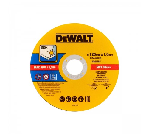 Диск Dewalt FASTCUT 125мм x 1мм DT20598-QZ