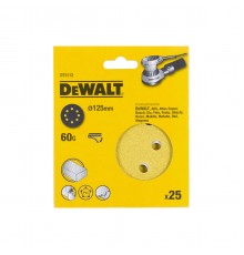 DT 3112 Круг шлифовальный DeWalt на липучке 125мм P-60