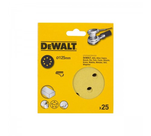 DT 3117 Круг шлифовальный DeWalt d 125 XM P-240