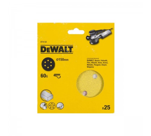 DT 3132 Круг шлифовальный DeWalt d 150 XM P-60