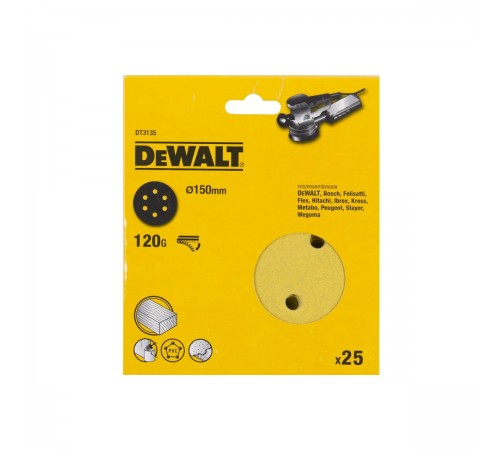 DT 3135 Круг шлифовальный DeWalt d 150 XM P-120