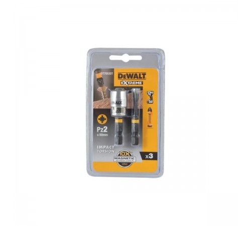 DT 70535T Набор бит Dewalt 2шт + магнитный держатель