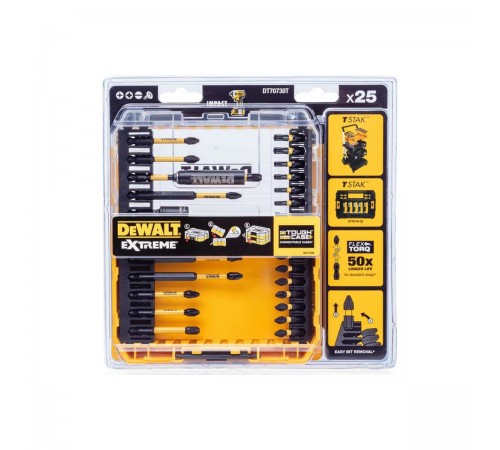 DT 70730T Набор бит и насадок Dewalt 25шт