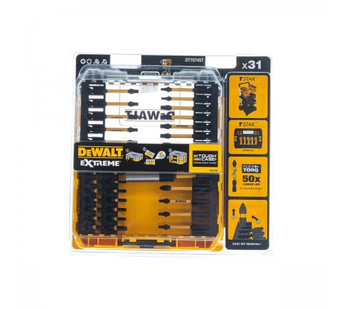 DT 70745T Набор бит и насадок DeWalt 31 шт