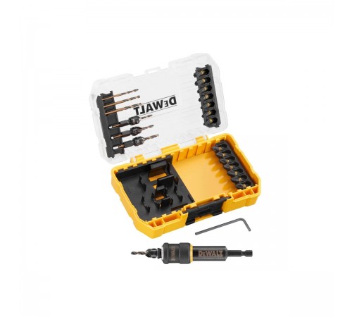Набор DeWalt с механизмом быстрой смены Flip and Drive, 23 элемента в прочном футляре DT70779T-QZ