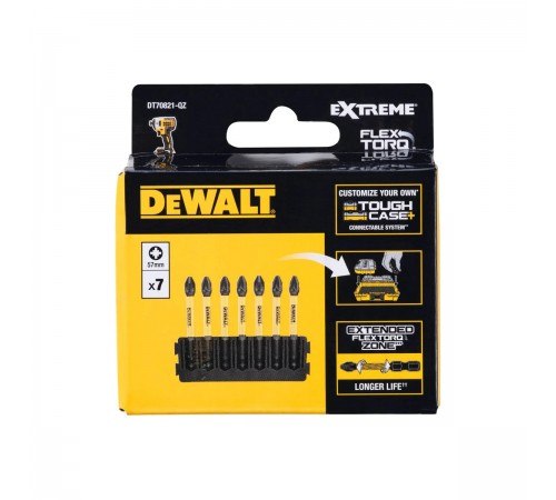 Биты DeWalt PZ2 х 57мм DT70821-QZ