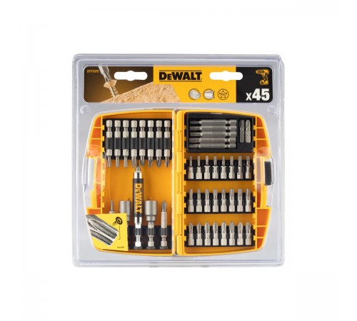 DT 71572 Набор бит DeWalt 45 шт, кейс