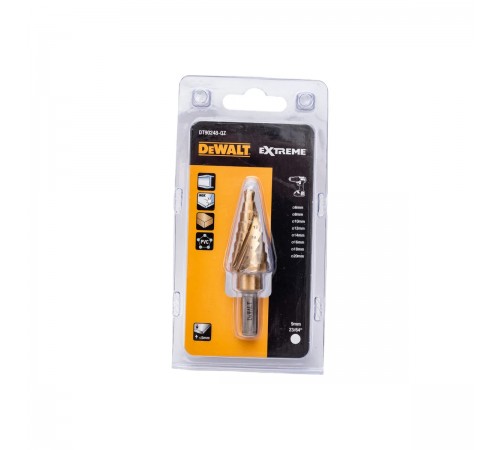 Сверло ступенчатое DeWalt 6-20мм хвост 9мм DT902498-QZ