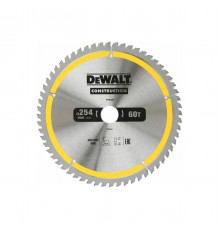 DT90250-QZ Диск пильный DeWalt 254/30мм 60з ATB+7 п/дер.