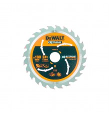 DT99562-QZ Диск пильный DeWalt FlexVolt 190/30 24 ATB +25°