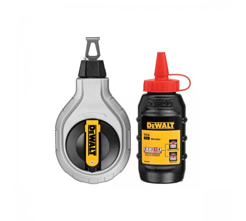 Разметочный шнур DEWALT 6:1 +красный меловой порошок DWHT47408-0