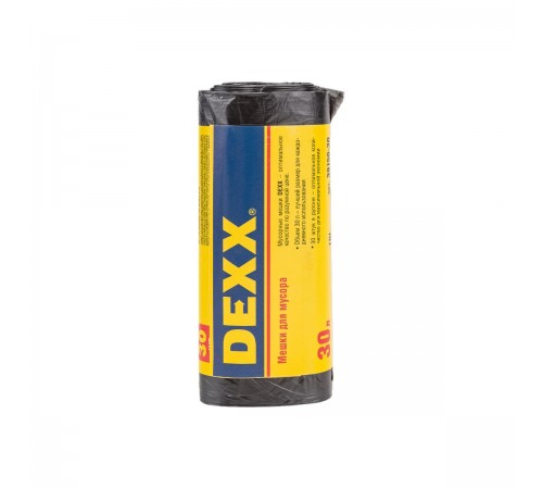 39150-30 Мешки для мусора "DEXX", черные 30л, 30шт