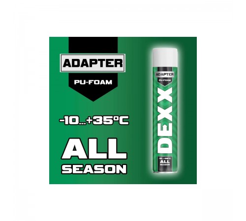 41123 Пена монтажная DEXX ADAPTER 750мм адаптерная выход до 30л