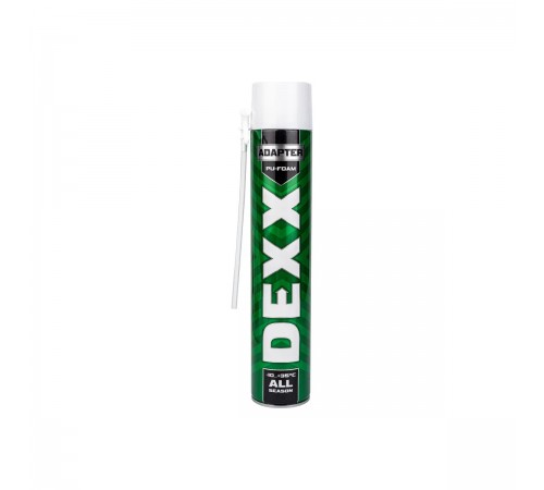 41123 Пена монтажная DEXX ADAPTER 750мм адаптерная выход до 30л