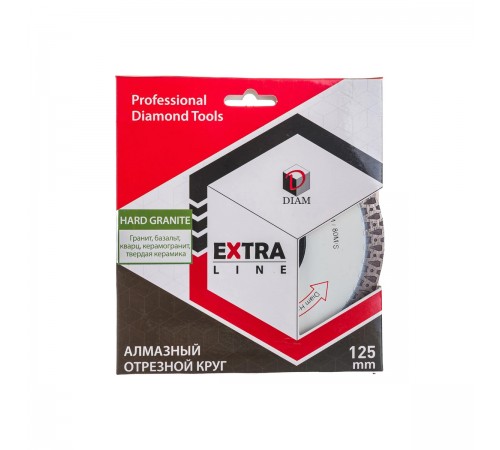 000526 Круг алмазный DIAM Hard ceramics Extra Line 125x1,2x10х22,2