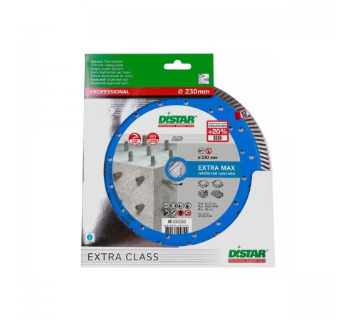 10115027018 Диск алмазный DISTAR Extra Max 1A1R Turbo 232x2,5x22,2