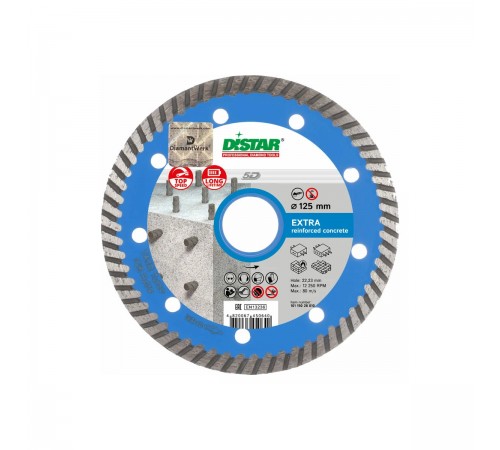 10115028010 Диск алмазный DISTAR Extra 1A1R Turbo 125x2,2,x22,2