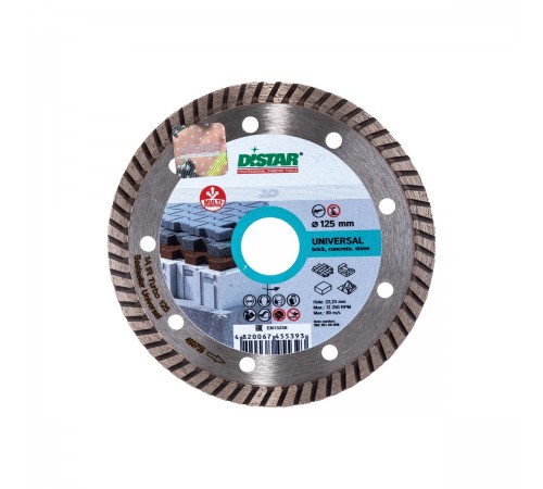 10215129010 Диск алмазный DISTAR Bestseller Universal 1A1R Turbo 125x2,2x22,2