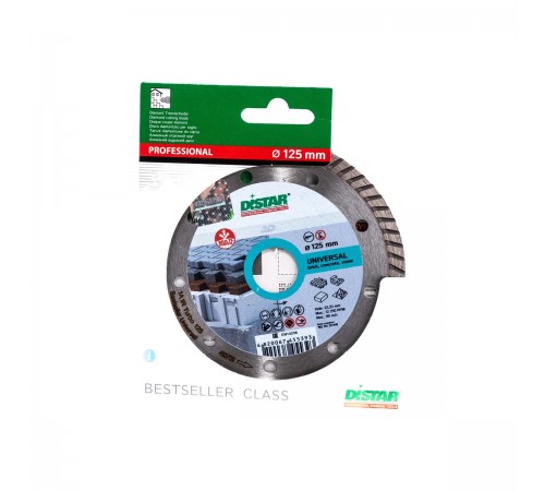 10215129010 Диск алмазный DISTAR Bestseller Universal 1A1R Turbo 125x2,2x22,2