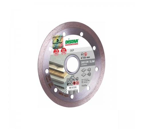 11115427010 Диск алмазный DISTAR Decor Slim 1A1R 125*1,2*22,2