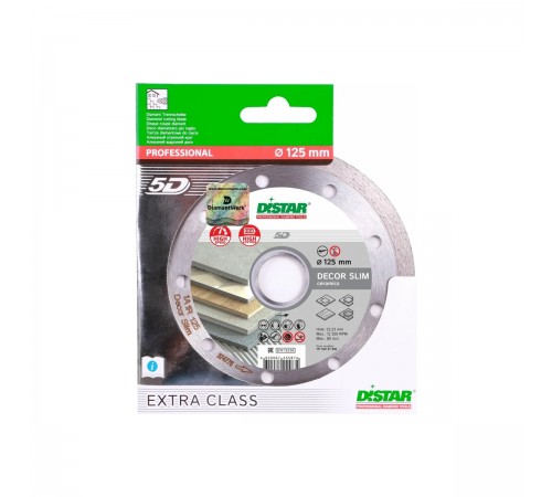 11115427010 Диск алмазный DISTAR Decor Slim 1A1R 125*1,2*22,2