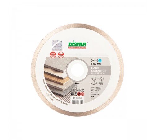 11120048014 Диск алмазный DISTAR Hard ceramics 1A1R 180x1,4x25,4