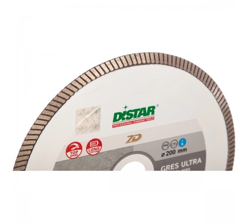 11120159015 Диск алмазный DISTAR Gres Ultra 1A1R 200x1,6x25,4
