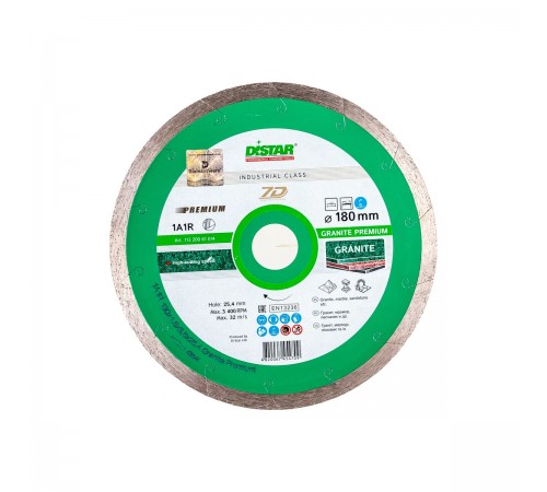 11320061014 Диск алмазный DISTAR Granite Premium 1A1R 180x1,6x25,4