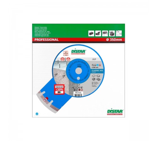 12185004160 Диск алмазный DISTAR Classic H12 1A1RSS/C1-W 354x3,2x25,4