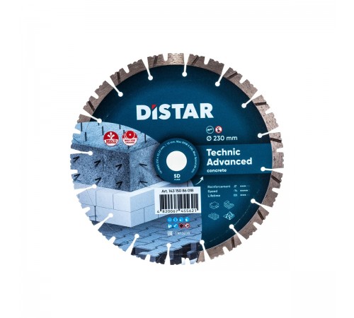 14315086018 Диск алмазный DISTAR Technic Advanced 1A1RSS/C3-H 232x2,6x22,2