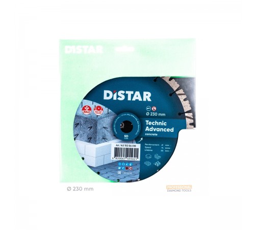 14315086018 Диск алмазный DISTAR Technic Advanced 1A1RSS/C3-H 232x2,6x22,2