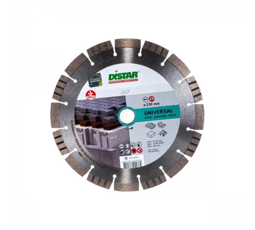 14315129017 Диск алмазный DISTAR Bestseller Universal 1A1RSS/C3-H 232x2,6x22,2