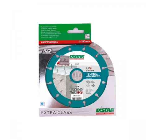 14315347012 Диск алмазный DISTAR Technic Advanced 1A1RSS/C3-H 150x2,3x22,2