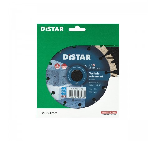14315347012 Диск алмазный DISTAR Technic Advanced 1A1RSS/C3-H 150x2,3x22,2
