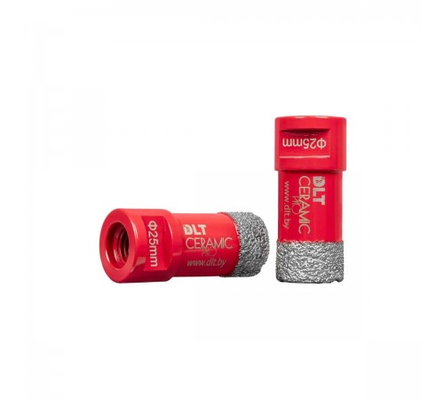 Коронка алмазная для плитки и камня DLT premium (CERAMIC PRO), 25мм для УШМ 0691