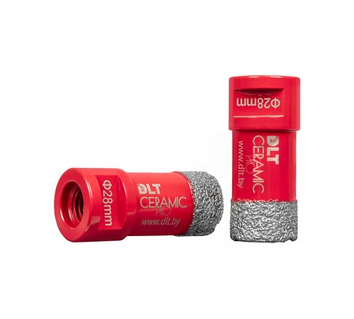 Коронка алмазная для плитки и камня DLT premium (CERAMIC PRO), 28мм 0847