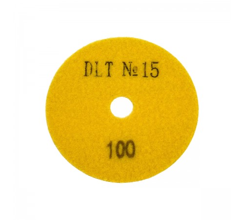 Круг алмазный гибкий шлифовальный DLT #100 №15 100мм 1168