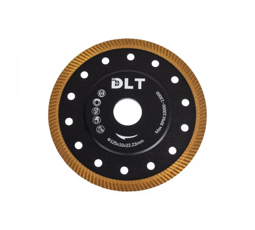 1482 Диск алмазный DLT №9 Slim-CERAMIC 125 мм