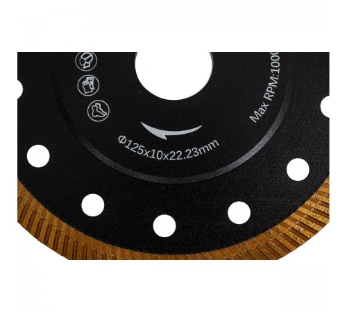 1482 Диск алмазный DLT №9 Slim-CERAMIC 125 мм