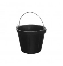 Ведро строительное гибкое усиленное, DLT, 8л (факт. 7,6л), тип RUBBERBUCK, арт.2901