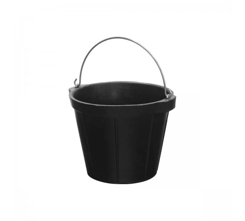 Ведро строительное гибкое усиленное, DLT, 8л (факт. 7,6л), тип RUBBERBUCK, арт.2901